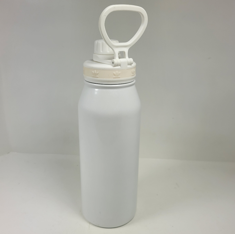 Adidas Originals White and Gold Water Bottle - Picture 3 of 10